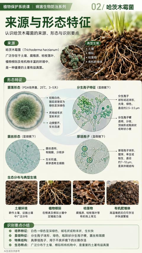 来源与形态特征（生态特点）｜华昇金玛植保系统课技术图