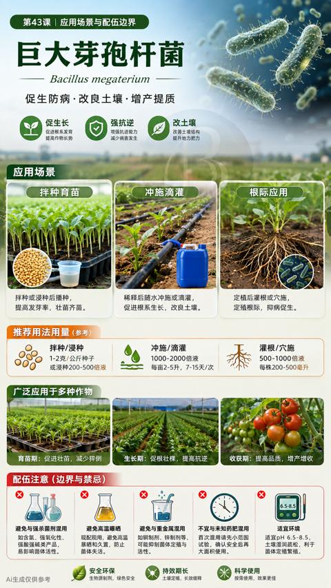 巨大芽孢杆菌（Bacillus megaterium）｜华昇金玛植保系统课技术图