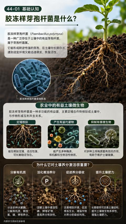 胶冻样芽孢杆菌是什么（胶冻样芽孢杆菌是一种多功能的有益菌，主要定殖在作物根际或土壤中）｜华昇金玛植保系统课技术图