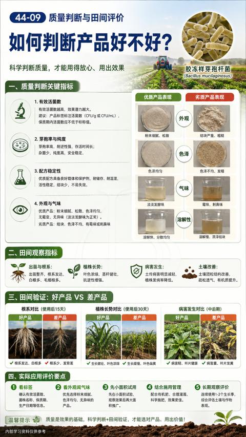 如何判断产品好不好（质量是效果的基础，科学判断+田间验证，才能选对产品、用出价值）｜华昇金玛植保系统课技术图