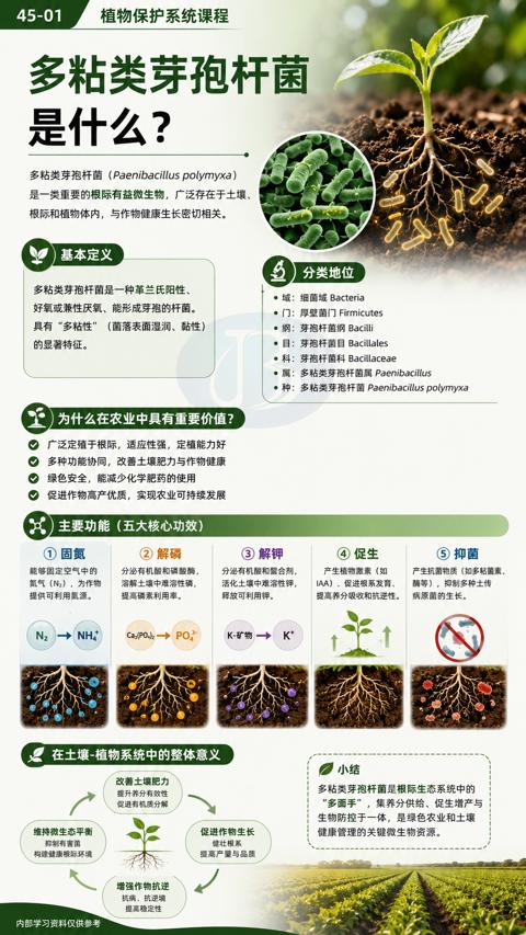 是什么（是一类重要的根际有益微生物，广泛存在于土壤）｜华昇金玛植保系统课技术图