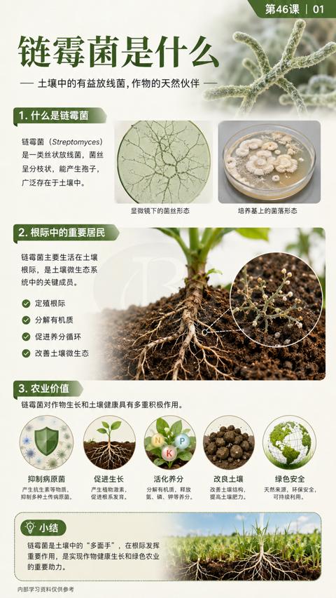 链霉菌是什么（链霉菌对作物生长和土壤健康具有多重积极作用）｜华昇金玛植保系统课技术图