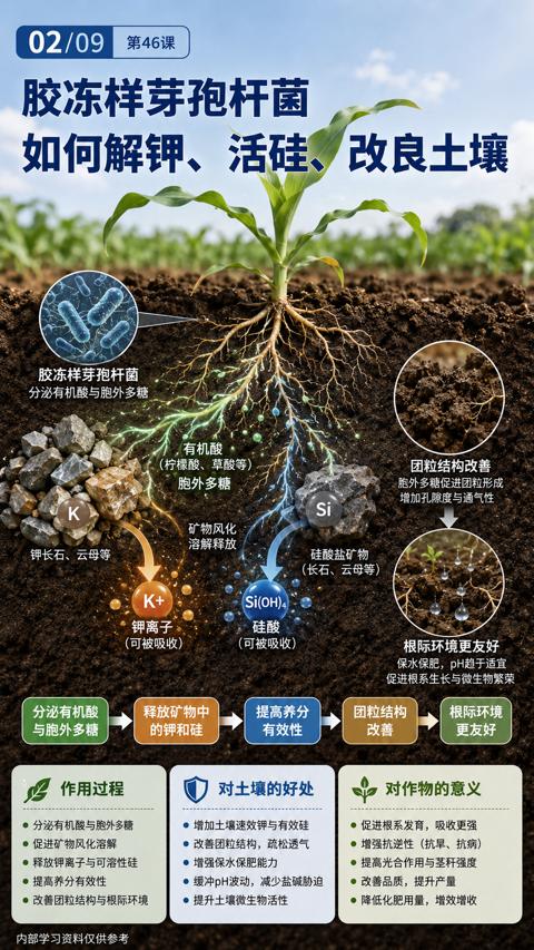 如何解钾、活硅，改良土壤（提高光合作用与茎秆强度）｜华昇金玛植保系统课技术图
