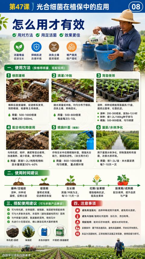 怎么用才有效（妥善保存）｜华昇金玛植保系统课技术图