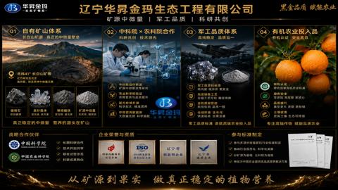 从矿源到果实（军工品质标准 造就高端农业投入品）｜华昇金玛植保系统课技术图
