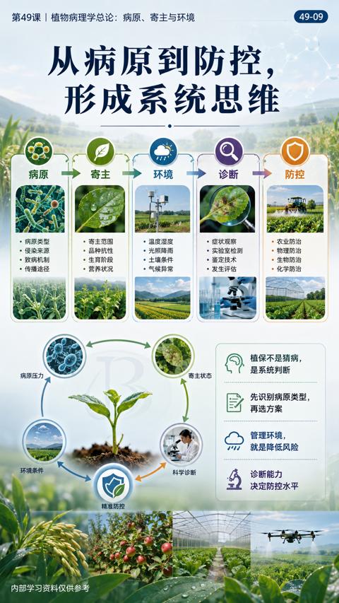 从病原到防控（内部学习资料仅供参考）｜华昇金玛植保系统课技术图