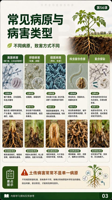 常见病原与（不同病原致害机理、发病条件不同，准确识别病原是科学防治的基础）｜华昇金玛植保系统课技术图