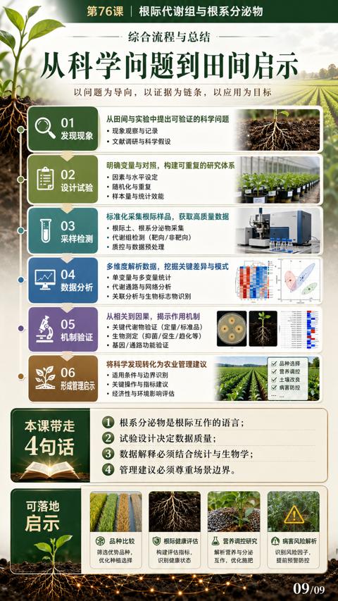 从科学问题到田间启示（以问题为导向，以证据为链条，以应用为目标）｜华昇金玛植保系统课技术图