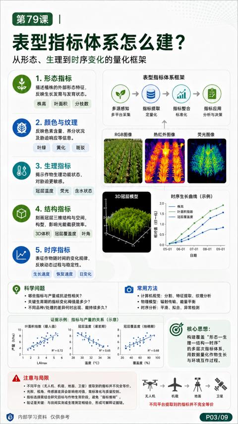 表型指标体系怎么建（验证是关键）｜华昇金玛植保系统课技术图