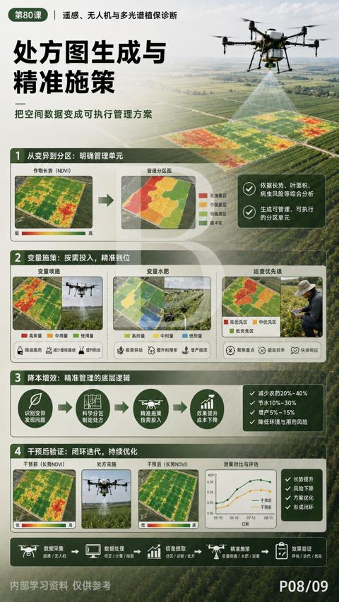 精准施策（把空间数据变成可执行管理方案）｜华昇金玛植保系统课技术图