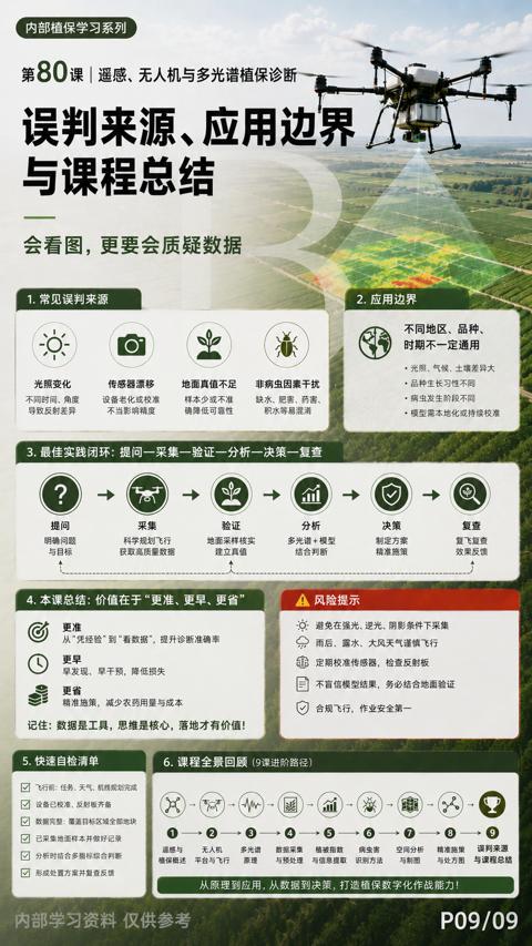 误判来源、应用边界（3.最佳实践闭环）｜华昇金玛植保系统课技术图