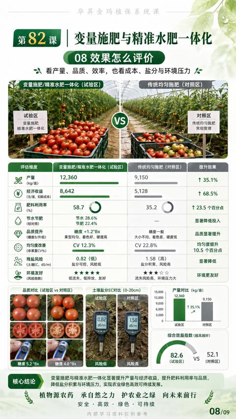 变量施肥与精准水肥一体化（变量施肥与精准水肥一体化显著提升产量与经济收益，提升肥料利用率与品质）｜华昇金玛植保系统课技术图