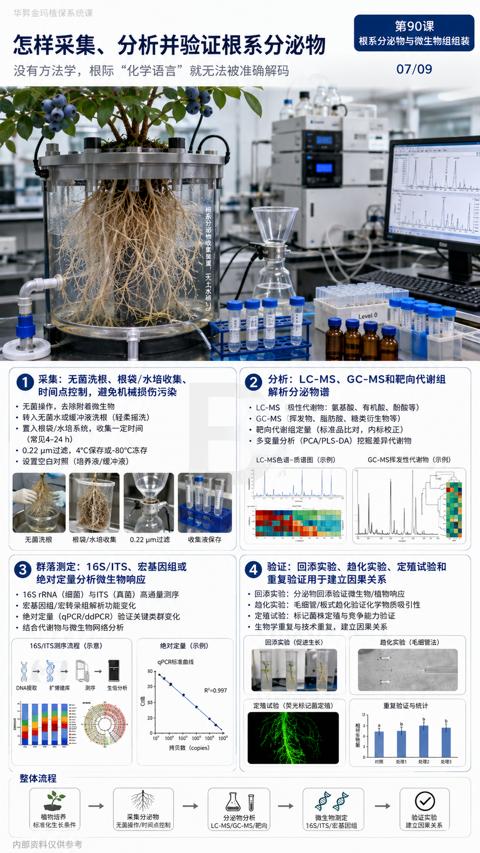 怎样采集、分析并验证根系分泌物（趋化实验）｜华昇金玛植保系统课技术图