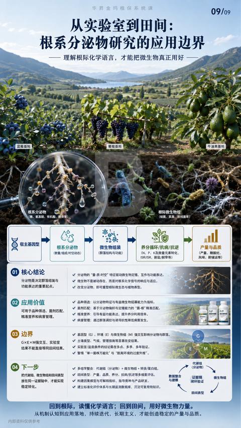 从实验室到田间（从机制认知到应用落地，持续选代，长期主义，才能创造稳定的产量与品质）｜华昇金玛植保系统课技术图