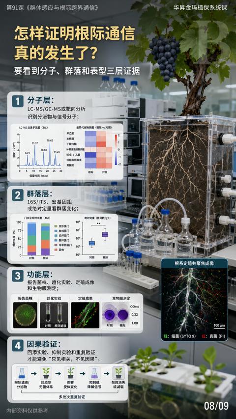 真的发生了（第91课《群体感应与根际跨界通信）｜华昇金玛植保系统课技术图