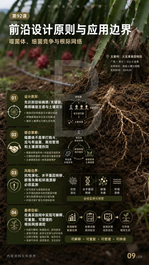 前沿设计原则与应用边界（过程可管理）｜华昇金玛植保系统课技术图