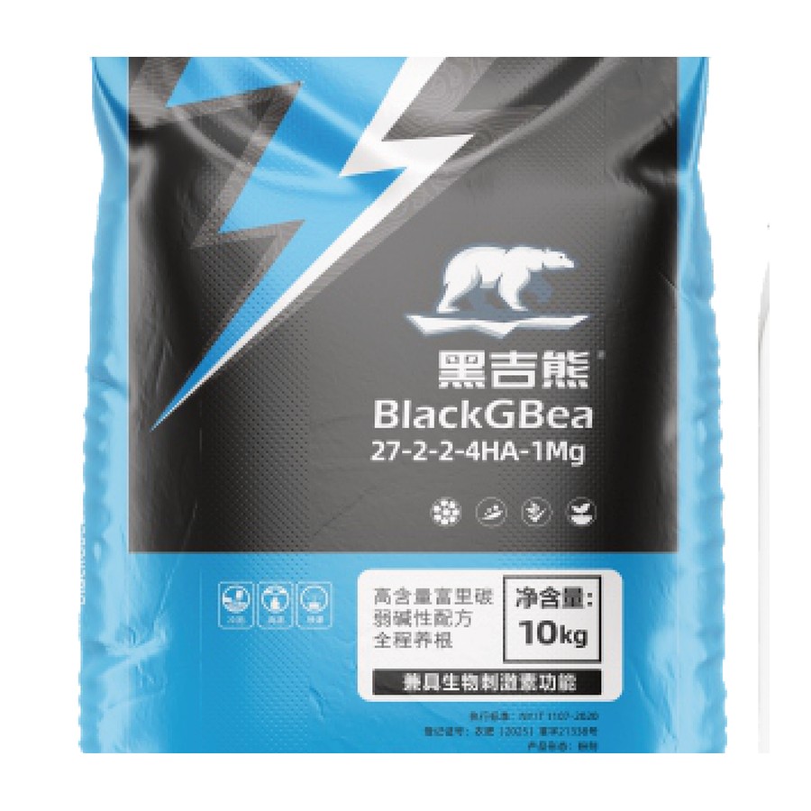 黑吉熊® 具有生理效应的高效肥产品包装图
